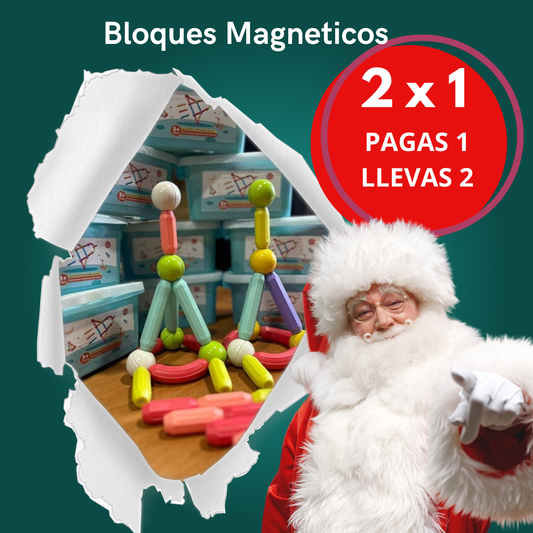 MagniBuild: Armatodo Bloques Magnéticos Con Maleta 2 x 1